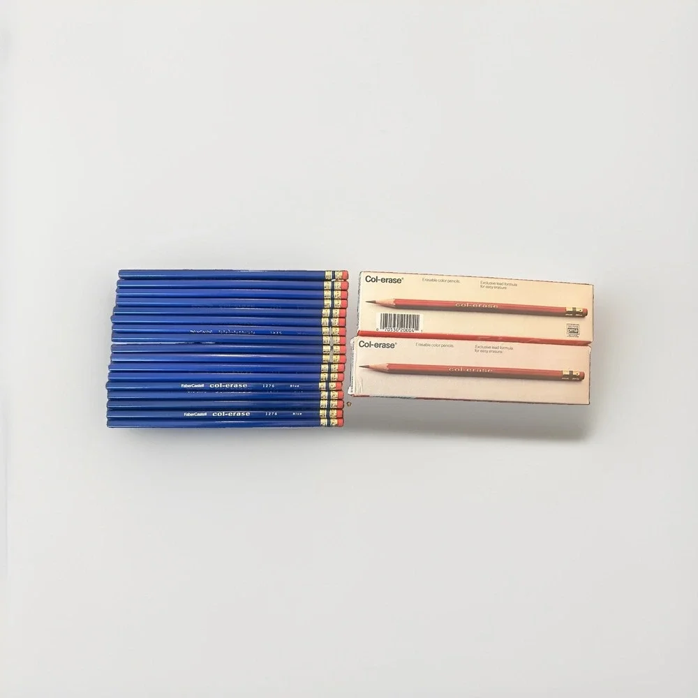 Faber-Castell Col-Erase Blue Pencils 20004 17 - #1276 With Boxes
